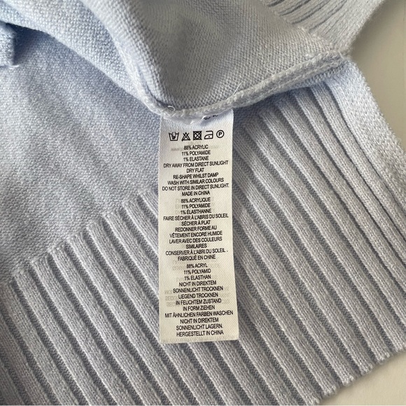 French connection light blue relaxed sweater - Picture 5 of 5